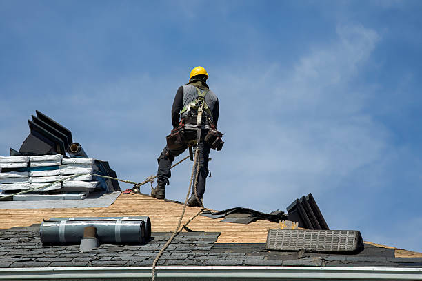 Professional Flat Roof Repair technician working in Fairfield, CA